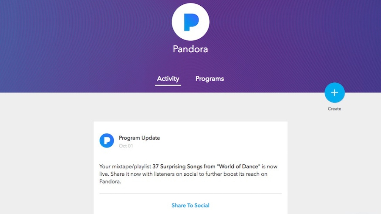Pandora Screenshot 2
